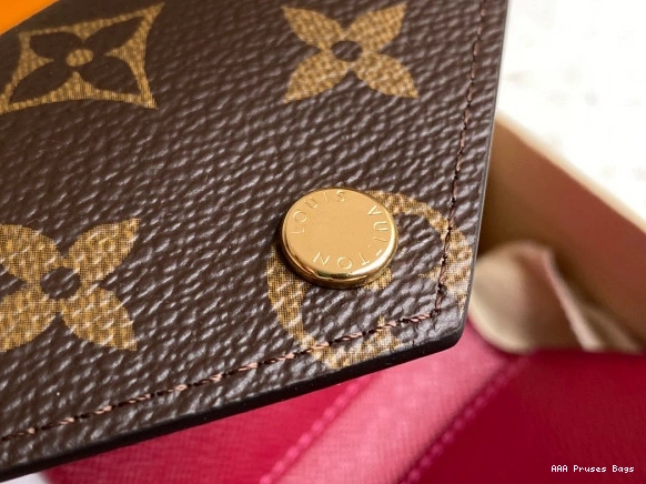 AAA Pruses Bags Vuitton Wallet Louis VICTORINE 0803